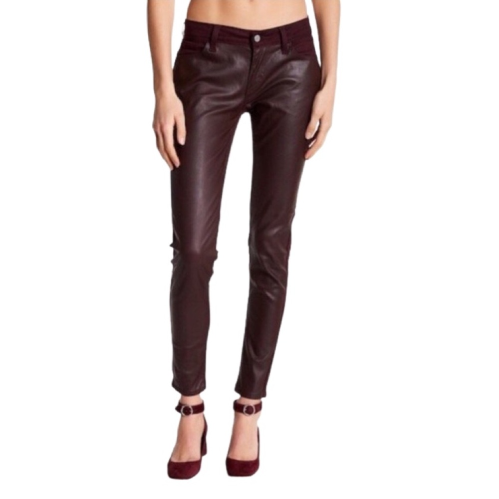New with tag Levi’s 535 Super Skinny Biker Pants Faux Leathe